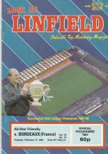 Linfield v Girondins Bordeaux  17-Feb-1987