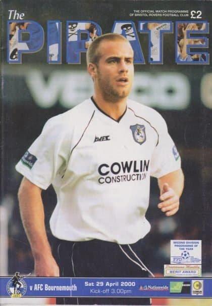 Bristol Rovers v AFC Bournemouth 29-Apr-2000