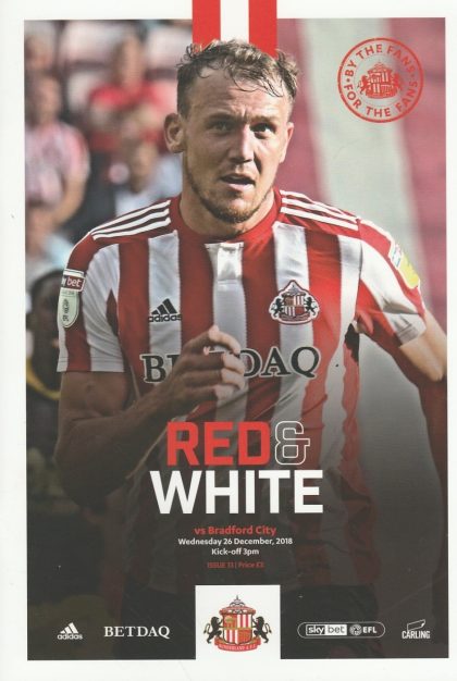 Sunderland v Bradford City  26-Dec-2018