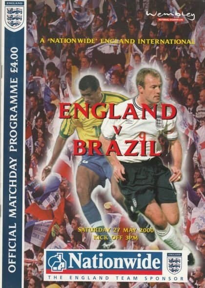 England v Brazil 27-May-2000