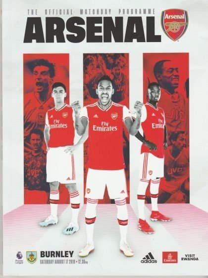 Arsenal v Burnley  17-Aug-2019