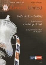 Lincoln United v Cambridge United  25-Oct-2009