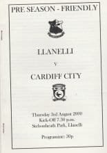 Llanelli v Wrexham 03-Aug-2000