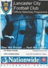 Lancaster City v Carlisle United 27-Jul-2004