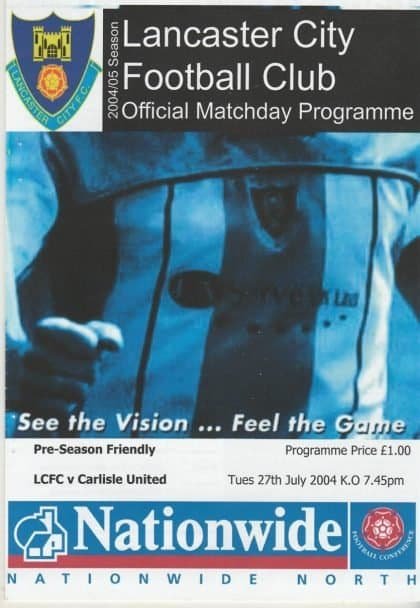 Lancaster City v Carlisle United 27-Jul-2004