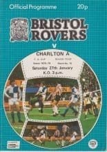 Bristol Rovers v Charlton Athletic 27-Jan-1979