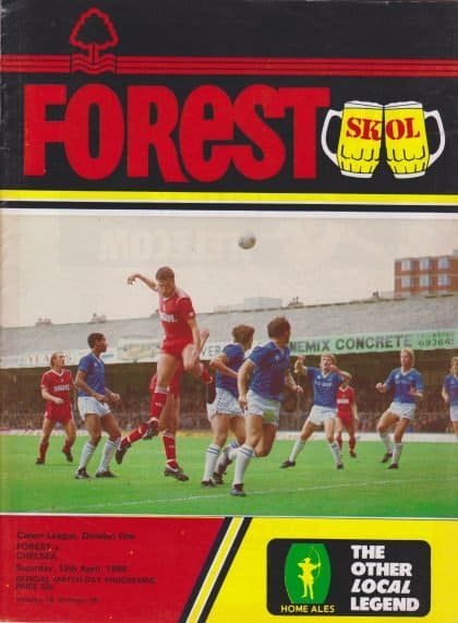 Nottingham Forest v Chelsea 12-Apr-1986