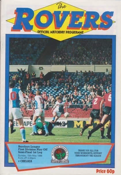 Blackburn Rovers v Chelsea 15-May-1988