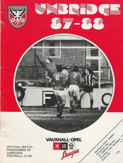 Uxbridge v Chesham United  10-Nov-1987