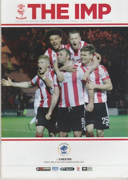 Lincoln City v Chester 11-Apr-2017