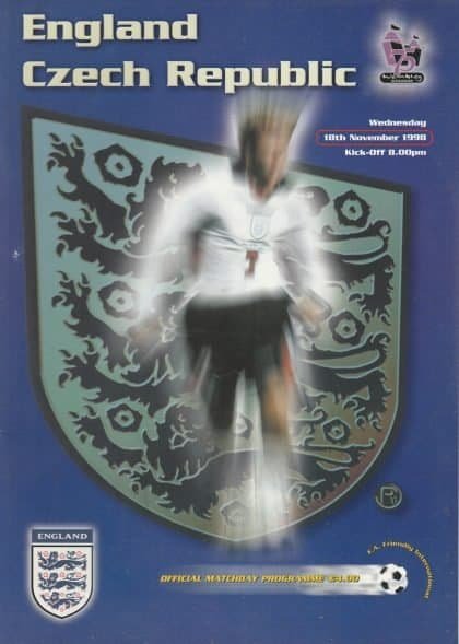 England v Czech Republic 18-Nov-1998