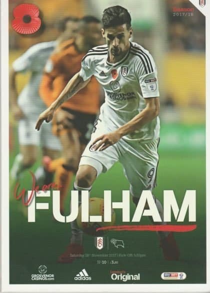 Fulham v Derby County 18-Nov-2017