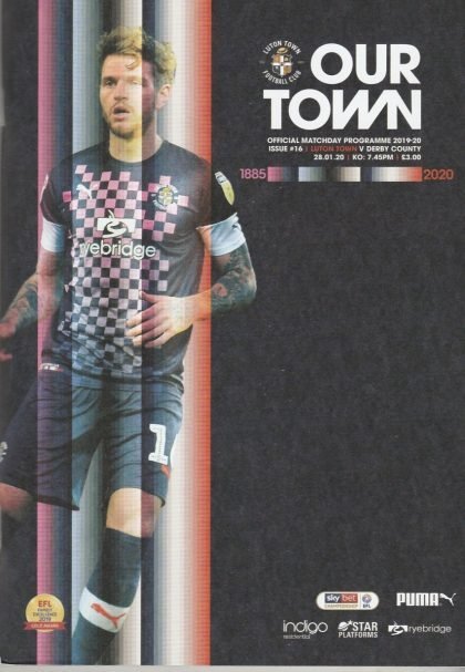 Luton Town v Derby County 28-Jan-2020