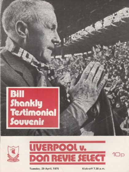 Liverpool v Don Revie Select  28-Apr-1975