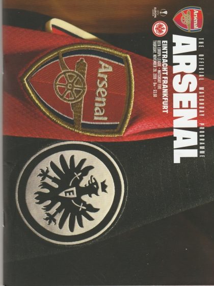Arsenal v Eintracht Frankfurt  28-Nov-2019