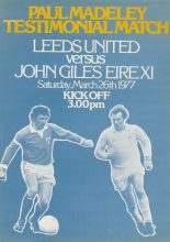 Leeds United v John Giles Eire XI    26-Mar-1977
