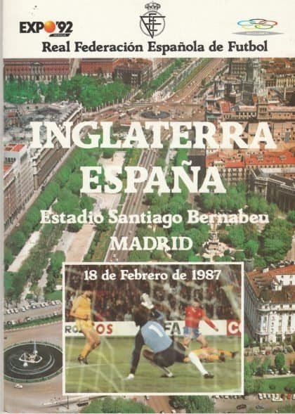 Spain v England 18-Feb-1987