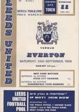 Leeds United v Everton 24-Sep-1966