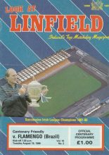Linfield v Flamengo  19-Aug-1986