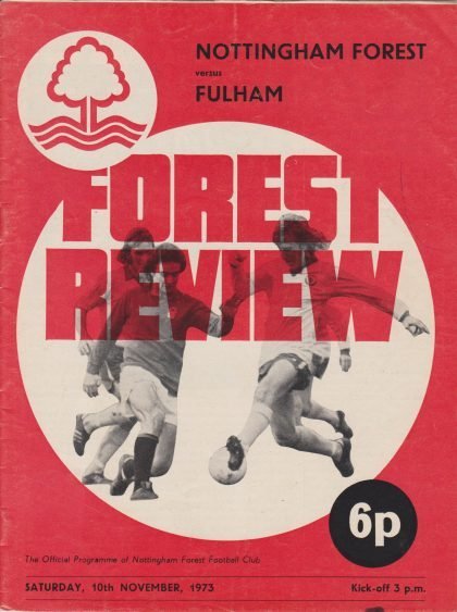 Nottingham Forest v Fulham 10-Nov-1973