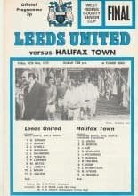 Leeds United v Halifax Town 12-May-1972