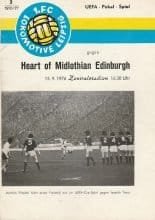 Lokomotive Leipzig v Heart of Midlothian 15-Sep-1976