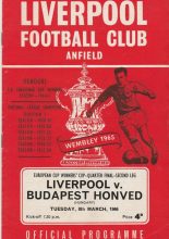 Liverpool v Honved 08-Mar-1966