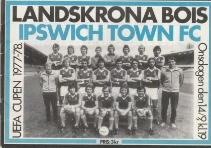 Landskrona Bois v Ipswich Town 14-Sep-1977