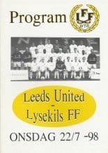 Lyseklis FF v Leeds United 22-Jul-1998