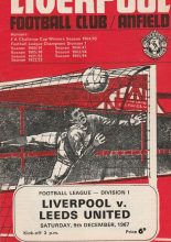Liverpool v Leeds United 09-Dec-1967