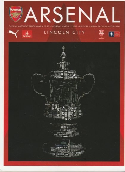 Arsenal v Lincoln City 11-Mar-2017