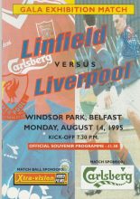 Linfield v Liverpool 14-Aug-1995