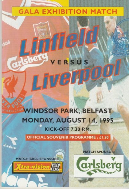 Linfield v Liverpool 14-Aug-1995