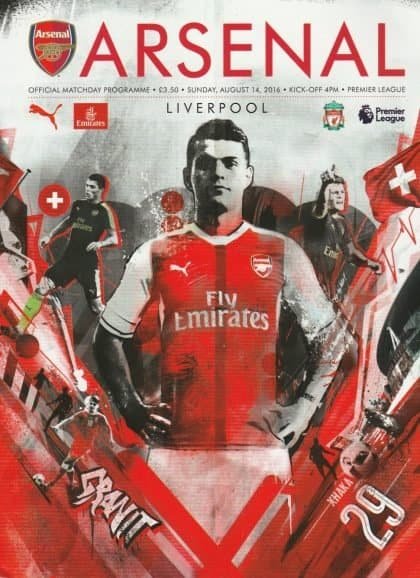 Arsenal v Liverpool 14-Aug-2016