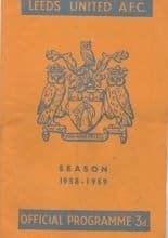 Leeds United v Manchester City 21-Feb-1959