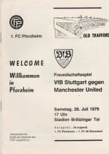 VFB Stuttgart v Manchester United 28-Jul-1979
