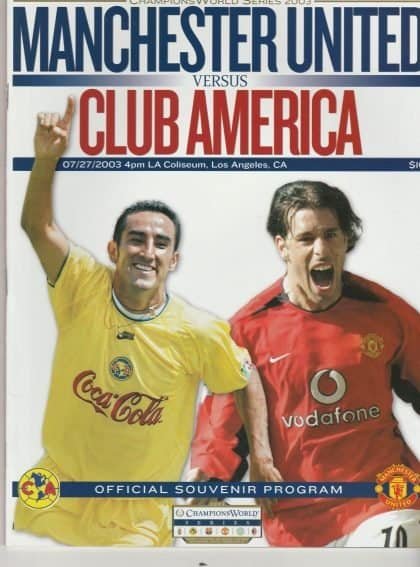 Manchester United v Club America   27-Jul-2003