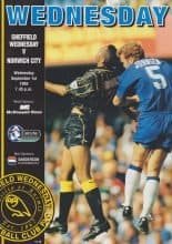Sheffield Wednesday v Norwich City 01-Sep-1993