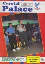 Crystal Palace v Norwich City 29-Feb-1992