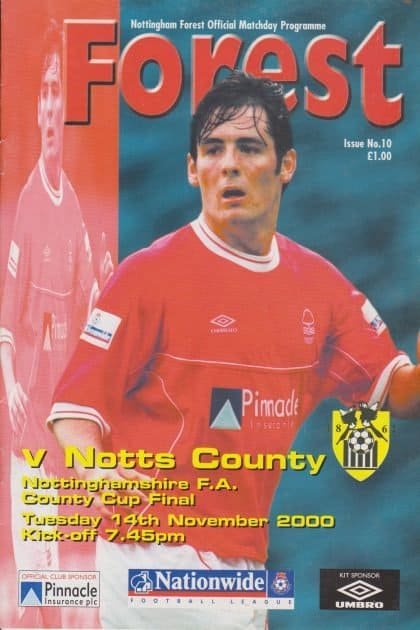 Nottingham Forest v Notts County  14-Nov-2000