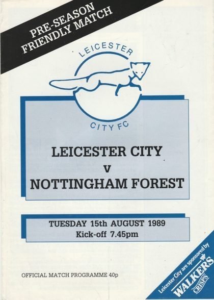 Leicester City v Nottingham Forest 15-Aug-1989