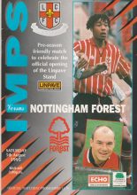 Lincoln City v Nottingham Forest 05-Aug-1995