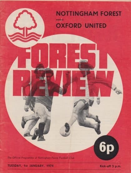 Nottingham Forest v Oxford United 01-Jan-1974