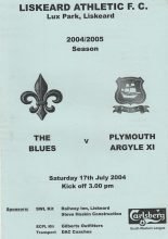 Liskeard Athletic v Plymouth Argyle XI 17-Jul-2004