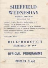 Sheffield Wednesday Reserves v Preston North End Reserves 1970-71