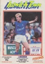 Ipswich Town v Port Vale 13-Oct-1990