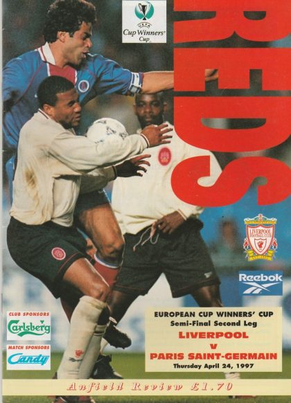 Liverpool v Paris St Germain 24-Apr-1997