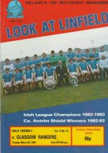 Linfield v Glasgow Rangers   20-Mar-1984