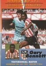 Sunderland v Glasgow Rangers 28-Jul-1993