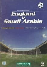 England v Saudi Arabia 23-May-1998